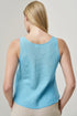 Image 14 of Sleeveless linen blouses features a loose fit design Kim from Baltic Linen